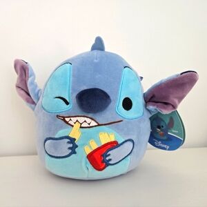 Disney Squishmallow Stitch Fries 6.5" NWT